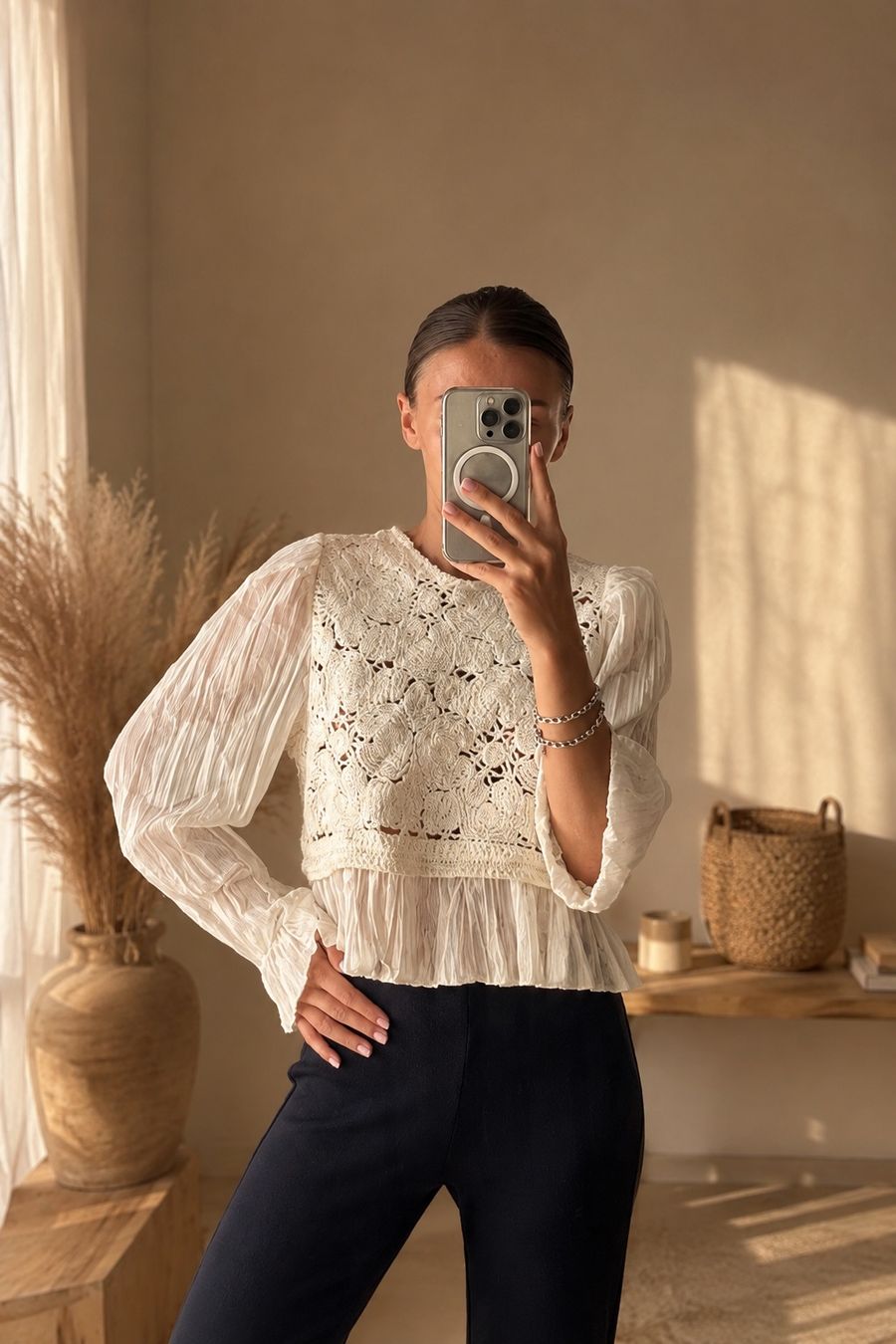 Zara Blusen: White Blouse, S, NEW – Neu und originalverpackt aus Baar von Zlata1