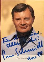 Peer Schmidt 1926–2010 Autogramm signiert Foto 10x15cm