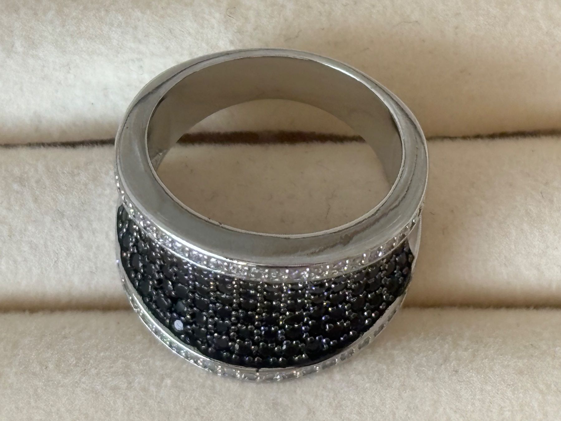 Anelli: Luxus Elegante Gr:64 Ring mit  Zirkonia Farbe: Silver – Nuovo (secondo la descrizione) da Biel-Bienne venduto da Roserosse13 3