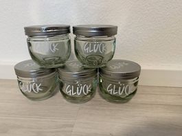 Glücks Gläser 5 Stück