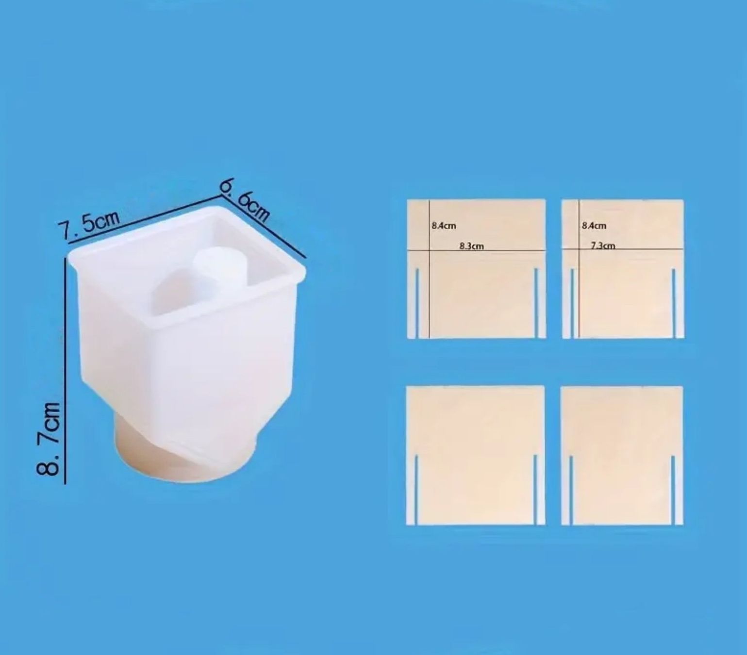 Teglie da forno: Giessform Silikonform Kerzenhalter Haus – Nuovo e nell'imballaggio originale da Kaltbrunn venduto da schere-stein-papier 1