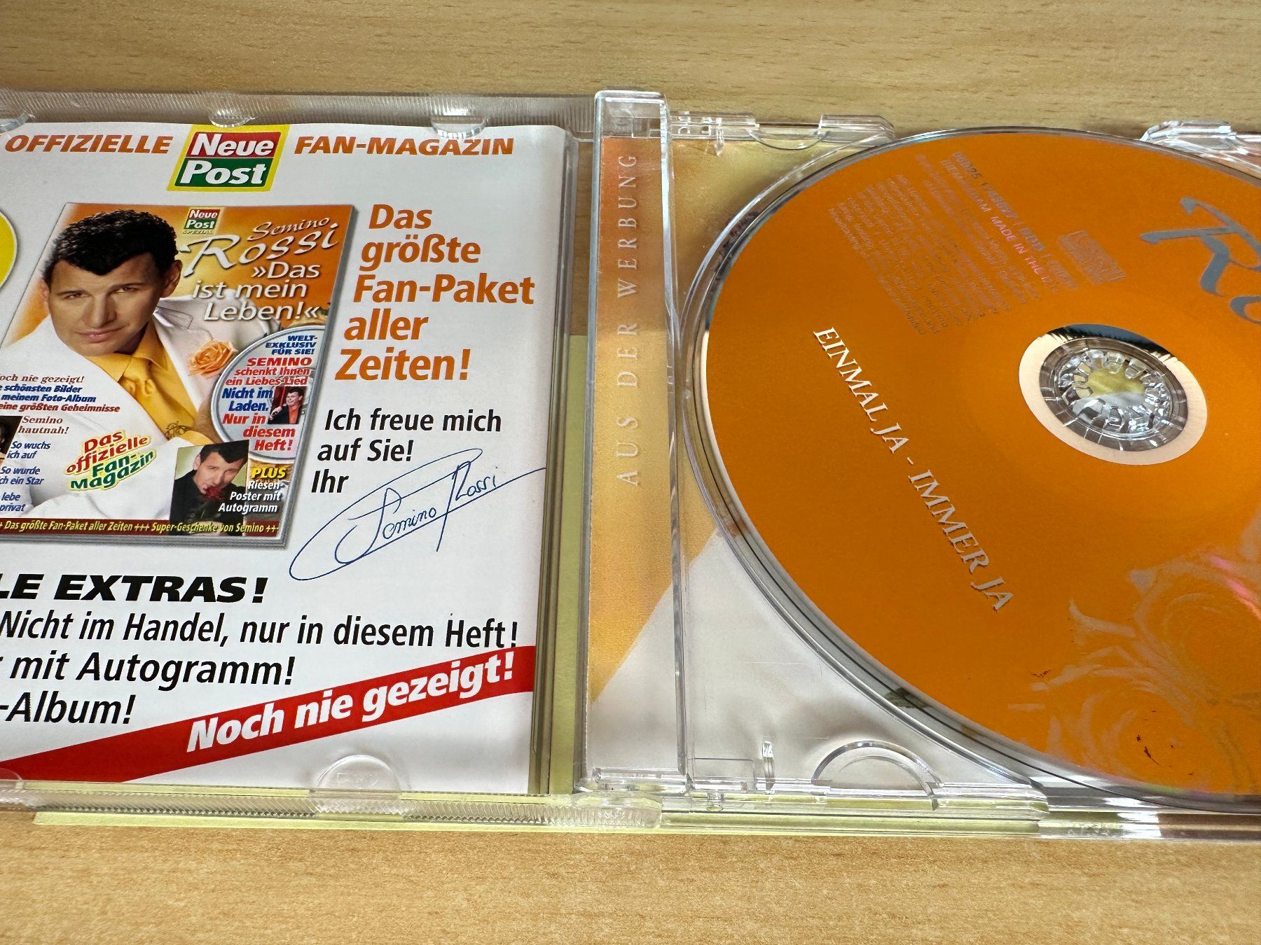 CD: Semino Rossi – Einmal Ja - Immer Ja – Usato da Rikon im Tösstal venduto da Alpenmutz 2