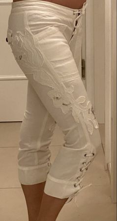 Parasucco Caprihose Weiss Gr. 25 - Sommer Look!