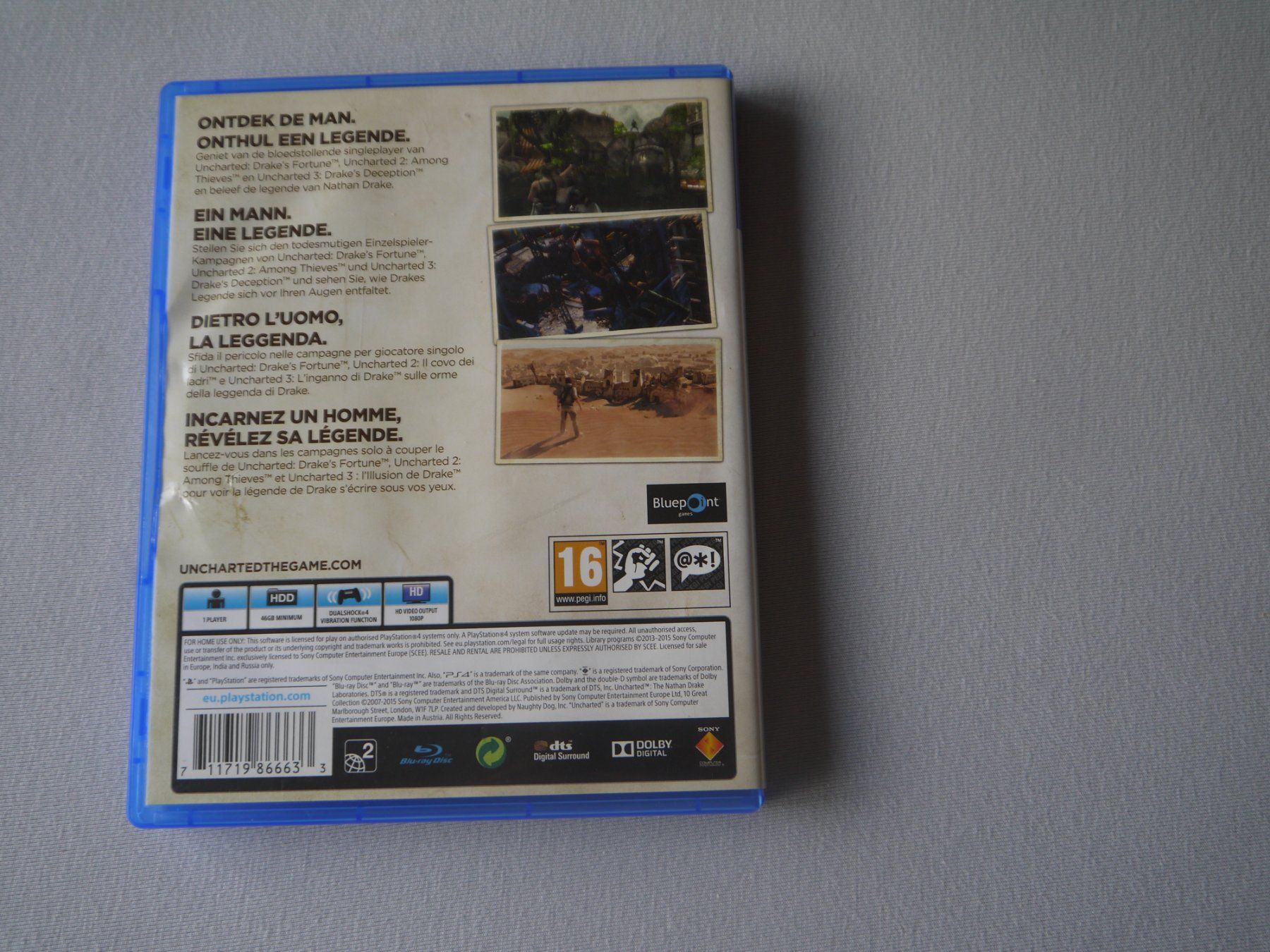 Sony Giochi: UNCHARTED - The Nathan Drake Collection PS4 – Usato da Hagendorn venduto da Blaf 1