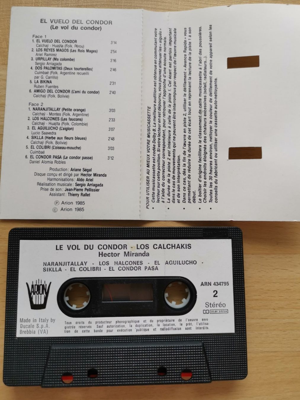 Musicassette: Cassette audio Calchakis – Usato da Saignelégier venduto da jos_9dsj 1