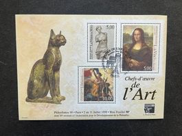Frankreich 1999 Art   Block Erstag  (A432)