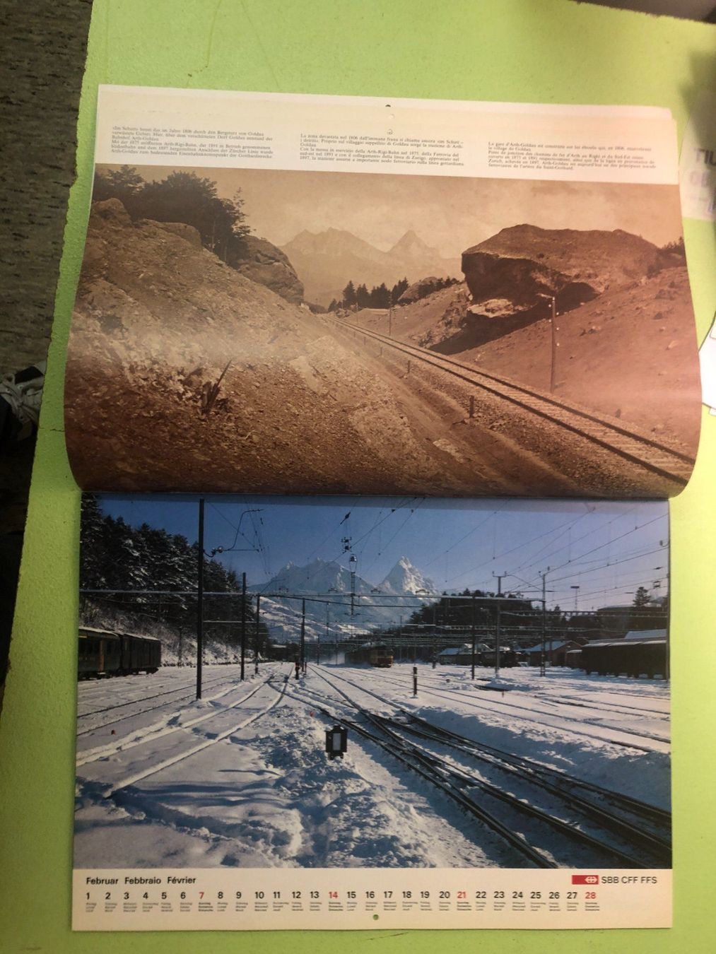 Kalender: SBB-Kalender: Gotthard 1882-1982 – Gebraucht aus Zürich von allp 2