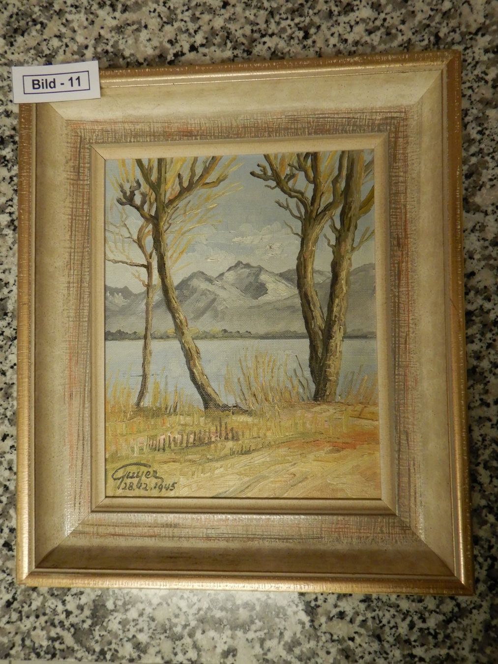 Tableaux: Landschaftsgemälde "Seeufer" – D'occasion à Wetzikon ZH par mar_v5x7