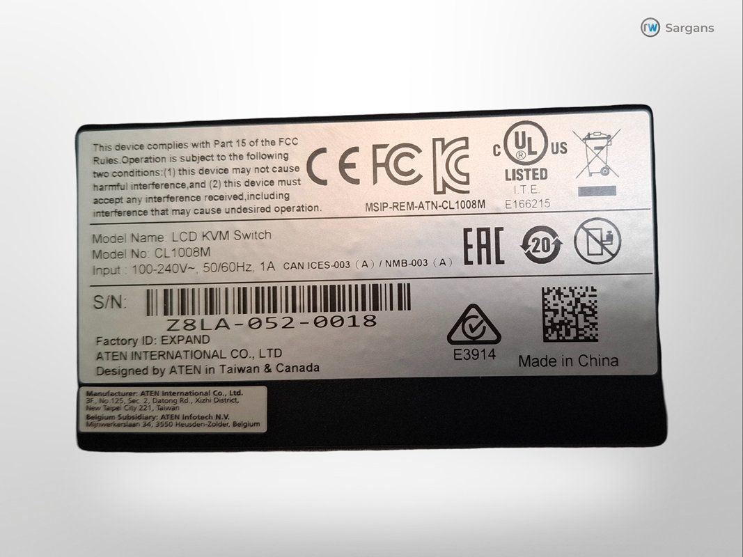 Console: ATEN CL1008M (CH) LCD KVM Switch – Usato da Sargans venduto da Restwert_Sargans 7