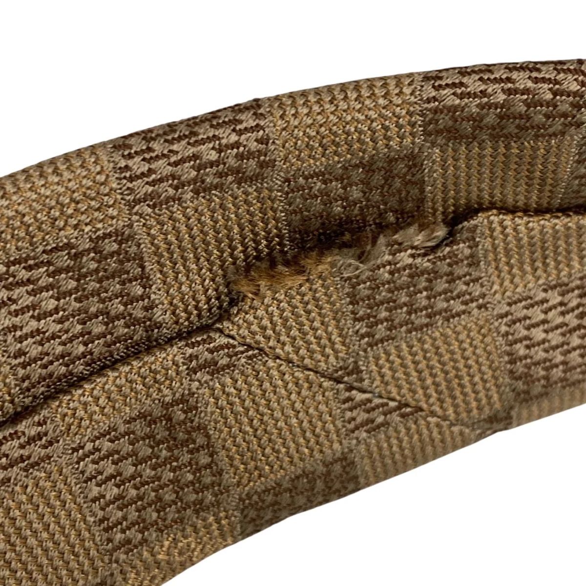 Louis Vuitton Cravatte: Original Louis Vuitton Silk Tie Damier Pattern Brown – Usato da Winterthur venduto da Atelier.W.Maison 5