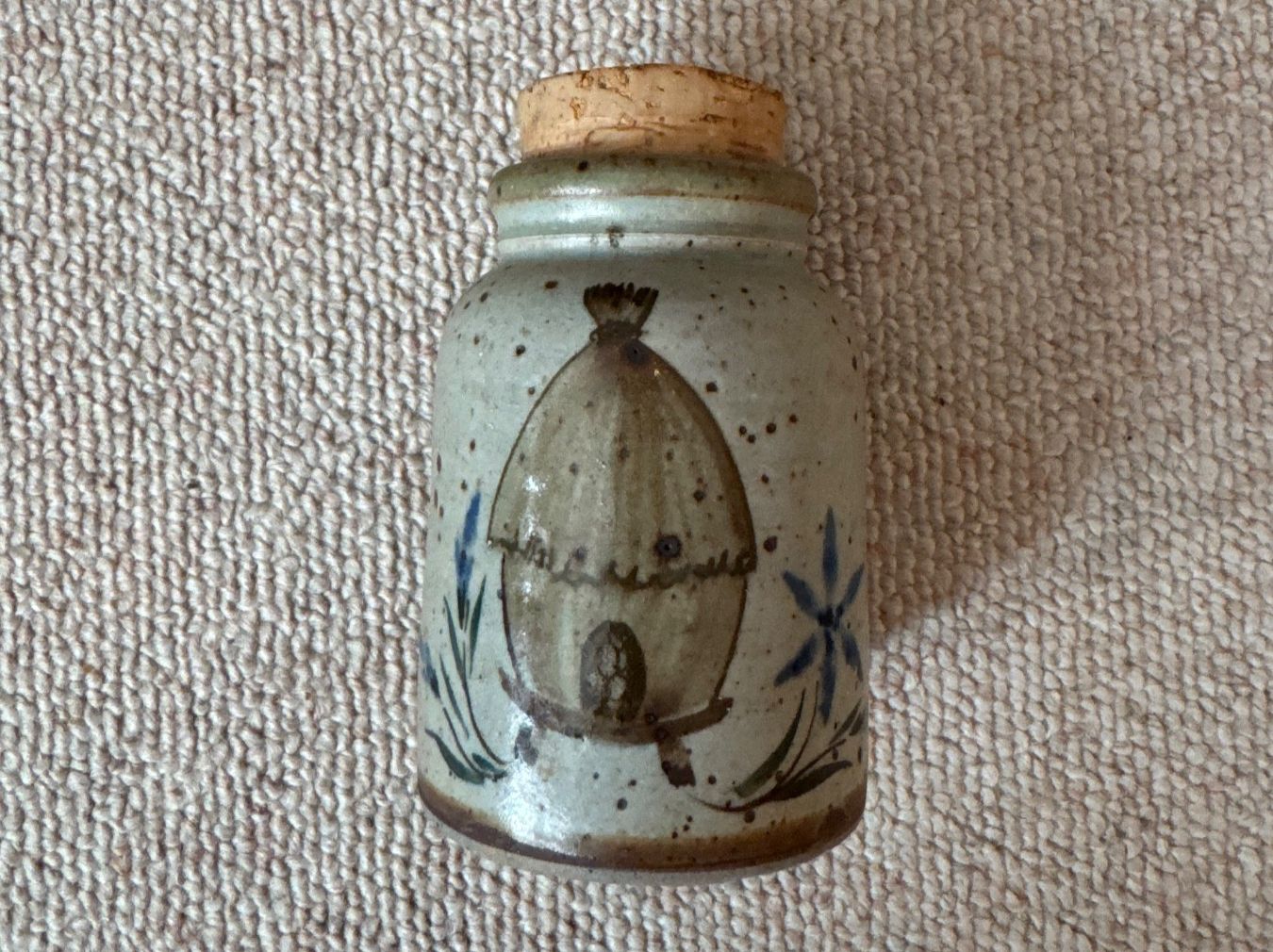 Pentole: Honigtopf, Vintage mit Korkdeckel – Usato da Volketswil venduto da markdenzler 1