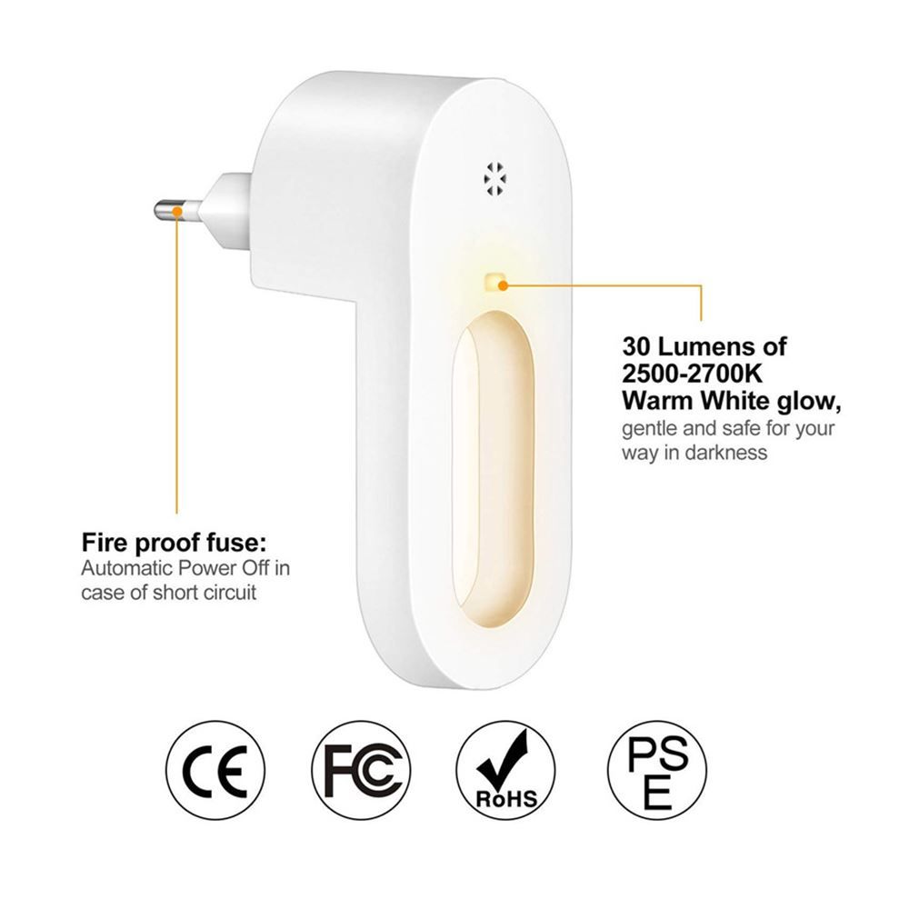 Lampade: LED Nachtlichter mit Sensor 2er Pack – Nuovo e nell'imballaggio originale da Diepoldsau venduto da preisparadies-ch 1