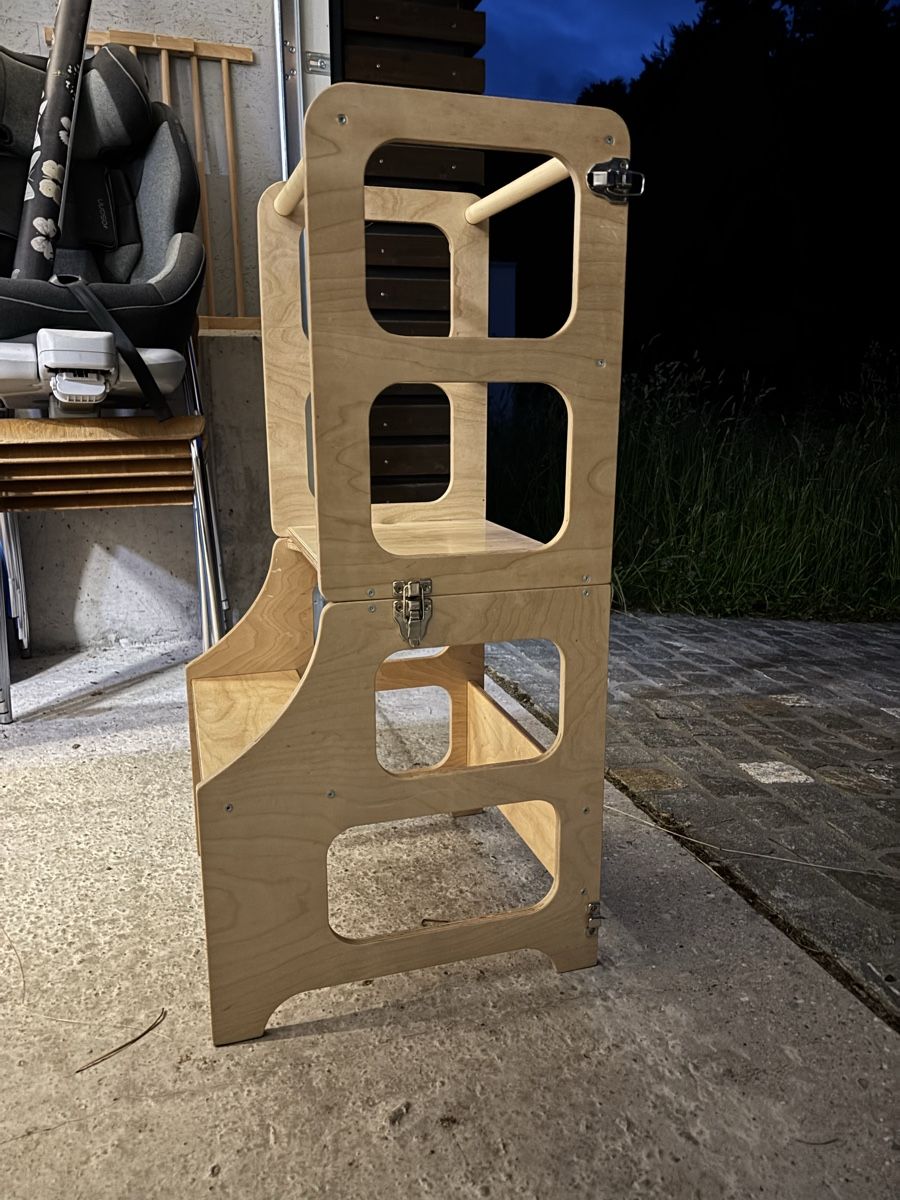 Hochstühle: Lernturm klappbar / Duck Woodworks – Gebraucht aus Meggen von Anjsch1990 1