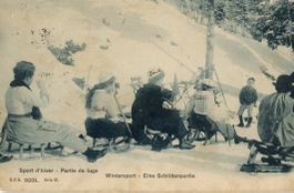 Gurten   BE  -  Wintersport -  Schlittenpartie  um 1 9 0 5