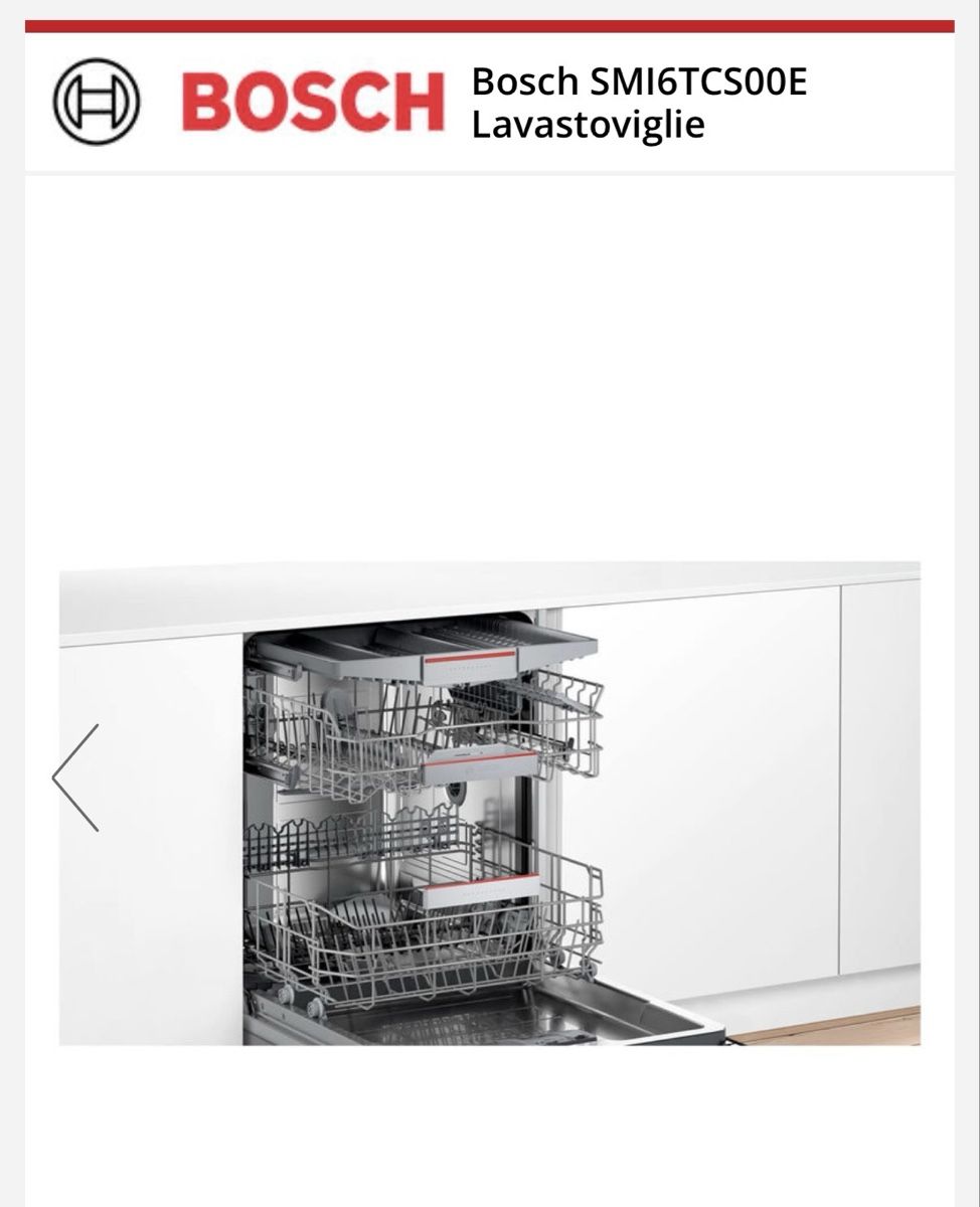 Bosch Lavastoviglie: Lavastoviglie Bosch – Usato da Caslano venduto da sasof 1