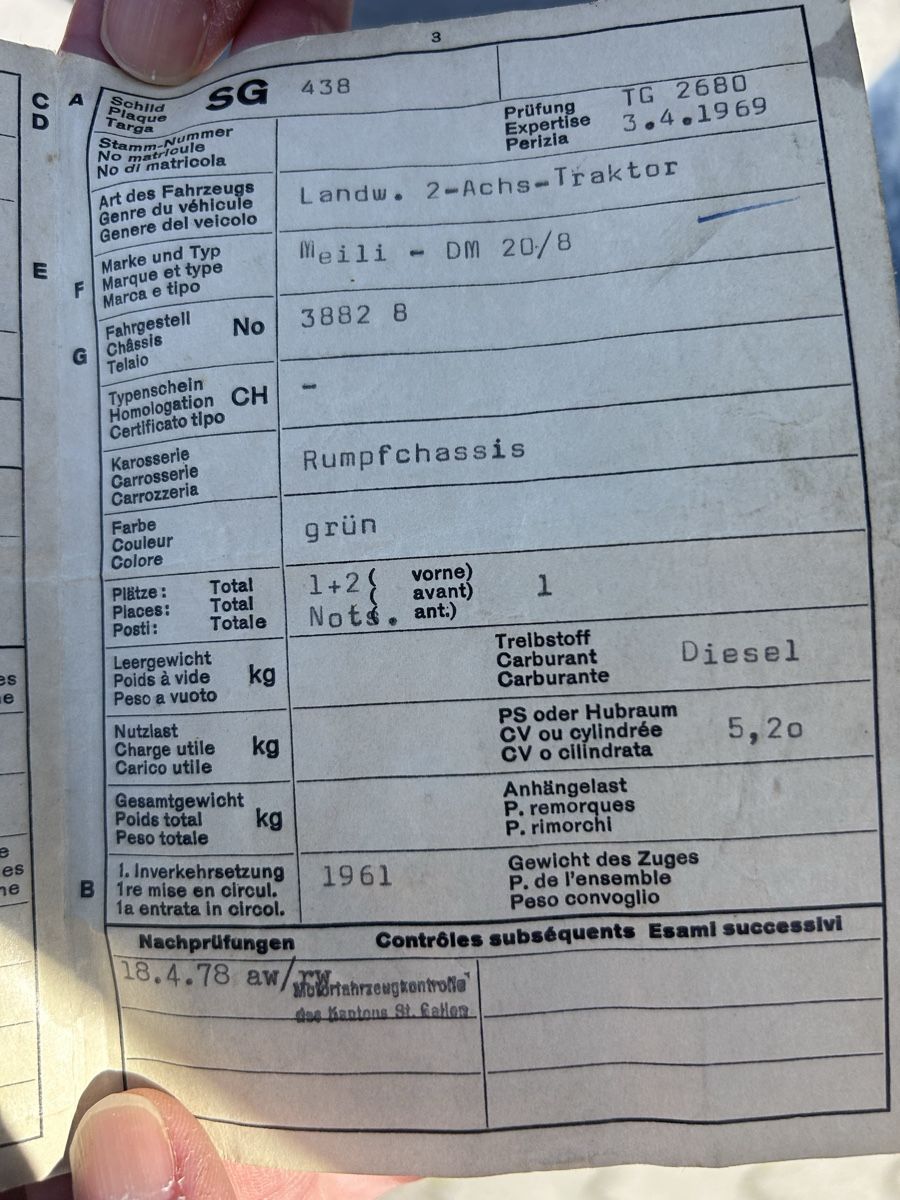 Traktoren: Oldtimer Traktor Meili Schnäppchen – Gebraucht aus Oberriet SG von Justizia1957 8