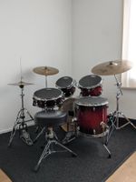 Ludwig Accent CS Schlagzeug – komplett mit Wohnungs-Setup