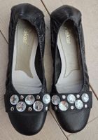 Schicke Rieker Ballerinas, schwarz, Gr. 38