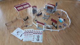 Schleich reitertiurnier, reitschule, box