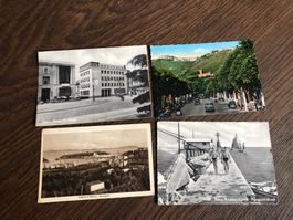 4 alte Ansichtskarten ITALIA - interessnte Motive
