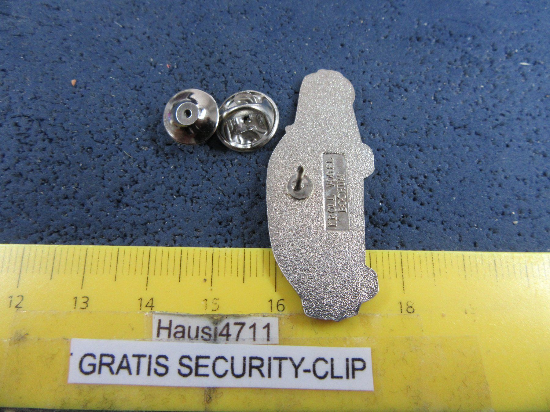 BMW Placchette & Badge: BMW 3er E36 SILBRIG AUT PIN GLASIERT GROSSS mit SECURITY-CLI – Usato da Ettingen venduto da Hausi4711 1