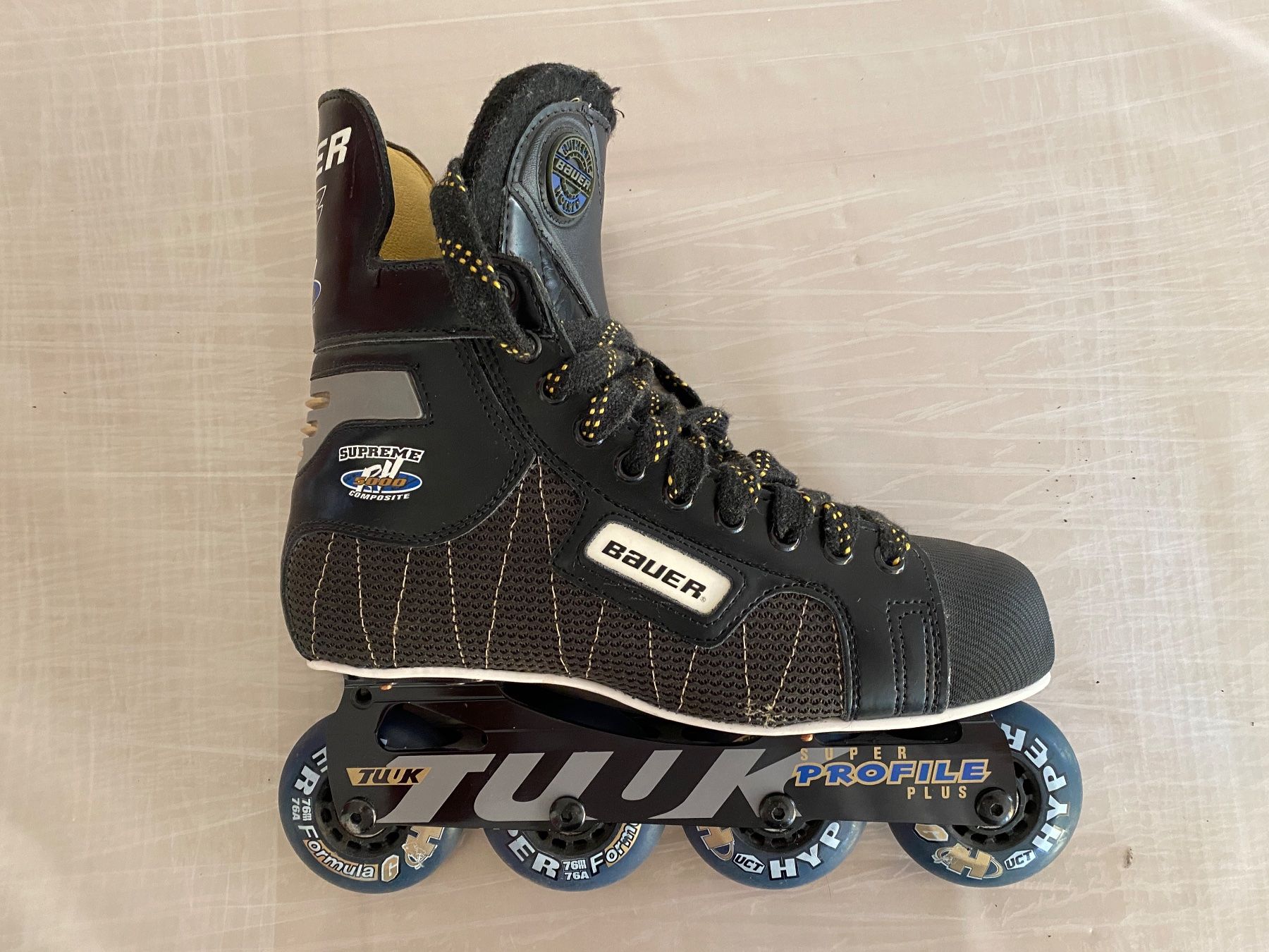 Pattini in linea & Pattini a rotelle: Bauer Composite Supreme 3000 Inlinehockey Schuh – Nuovo (secondo la descrizione) da Samstagern venduto da yngve07 3