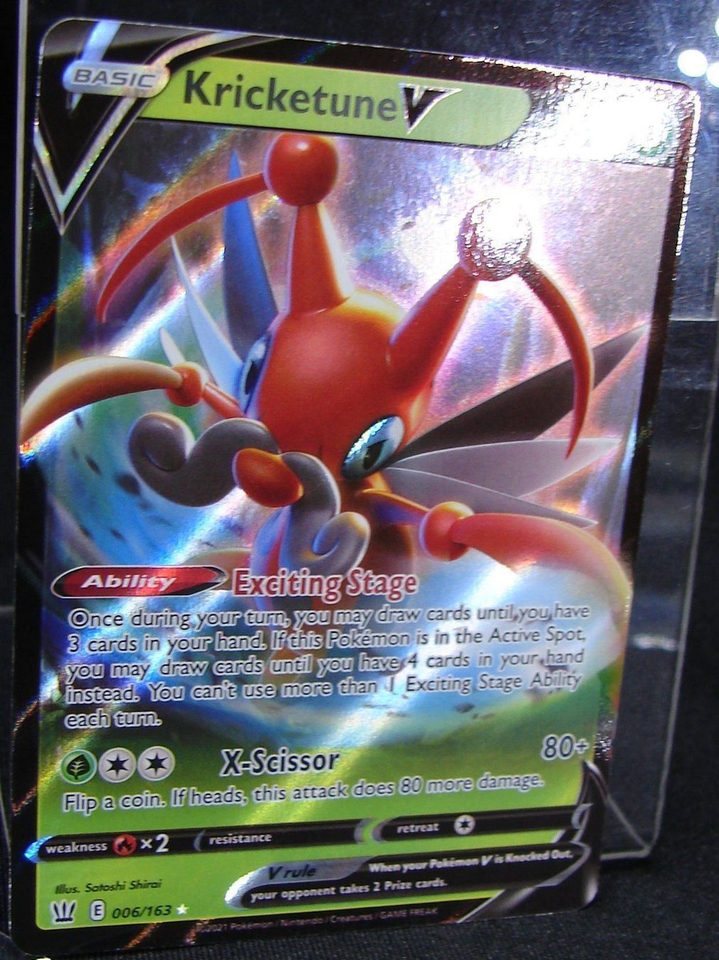 Pokémon Carte collezionabili: Kricketune V - Ultra Rare - Holo    /110 – Usato da Rümlang venduto da coh_87ww 1