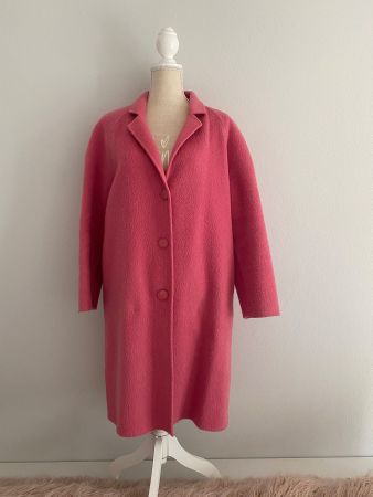 Pinko - pinker Mantel aus Wollgemisch Gr. 38 (CH/D)