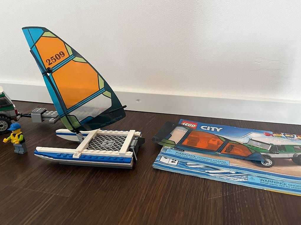 Kit di costruzioni: Lego 4x4 with Catamaran, Set 60149, Auto mit Katamaran – Usato da Herisau venduto da Mr_Wolf 3