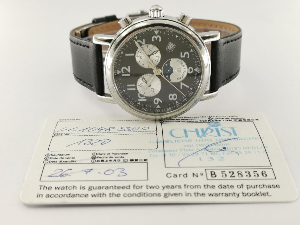 Maurice Lacroix Orologi: Maurice Lacroix Les Classiques Chronograph -  LC1048 – Usato da Zürich venduto da Stargold-Uhren 8