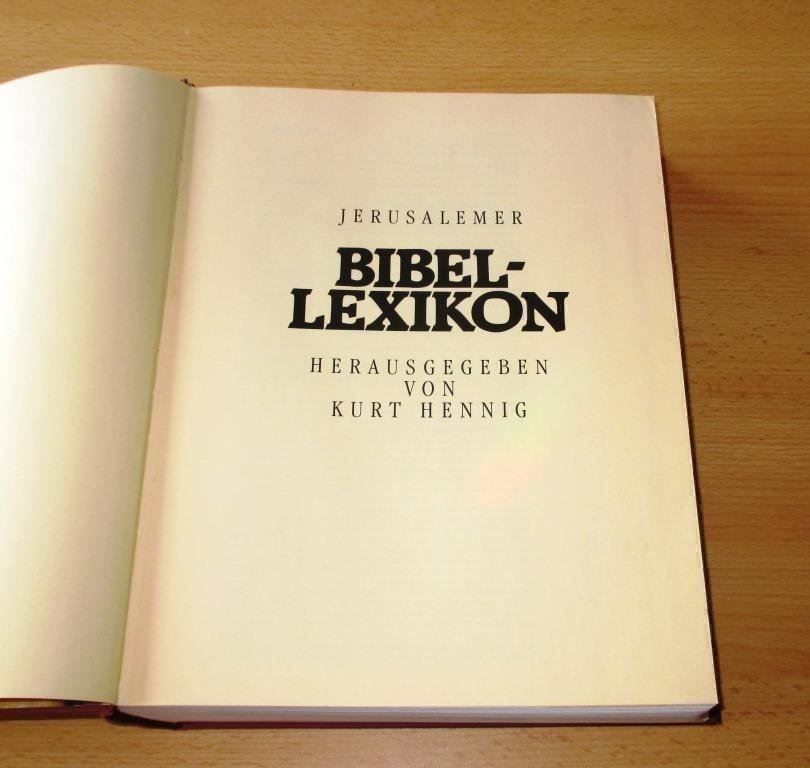 Libri: Jerusalemer Bibel-Lexikon von Kurt Hennig – Usato da Flims - Dorf venduto da Stagediver 2