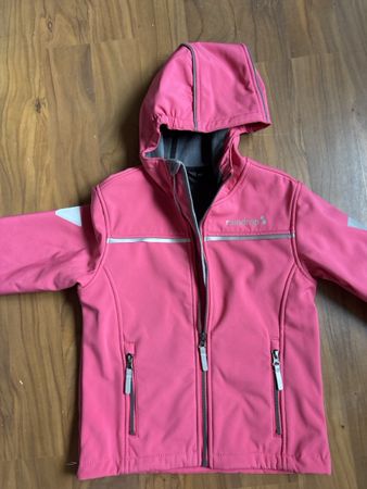 Softshelljacke Raindrop pink Grösse 110 sehr gut