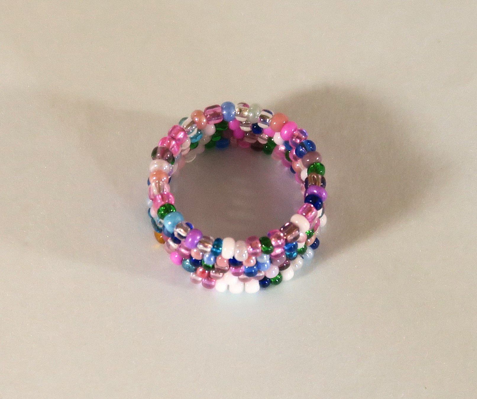Bagues: Glasperlen-Ring , 8 mm, 56.5 mm – D'occasion à Brittnau par marlenestone 1