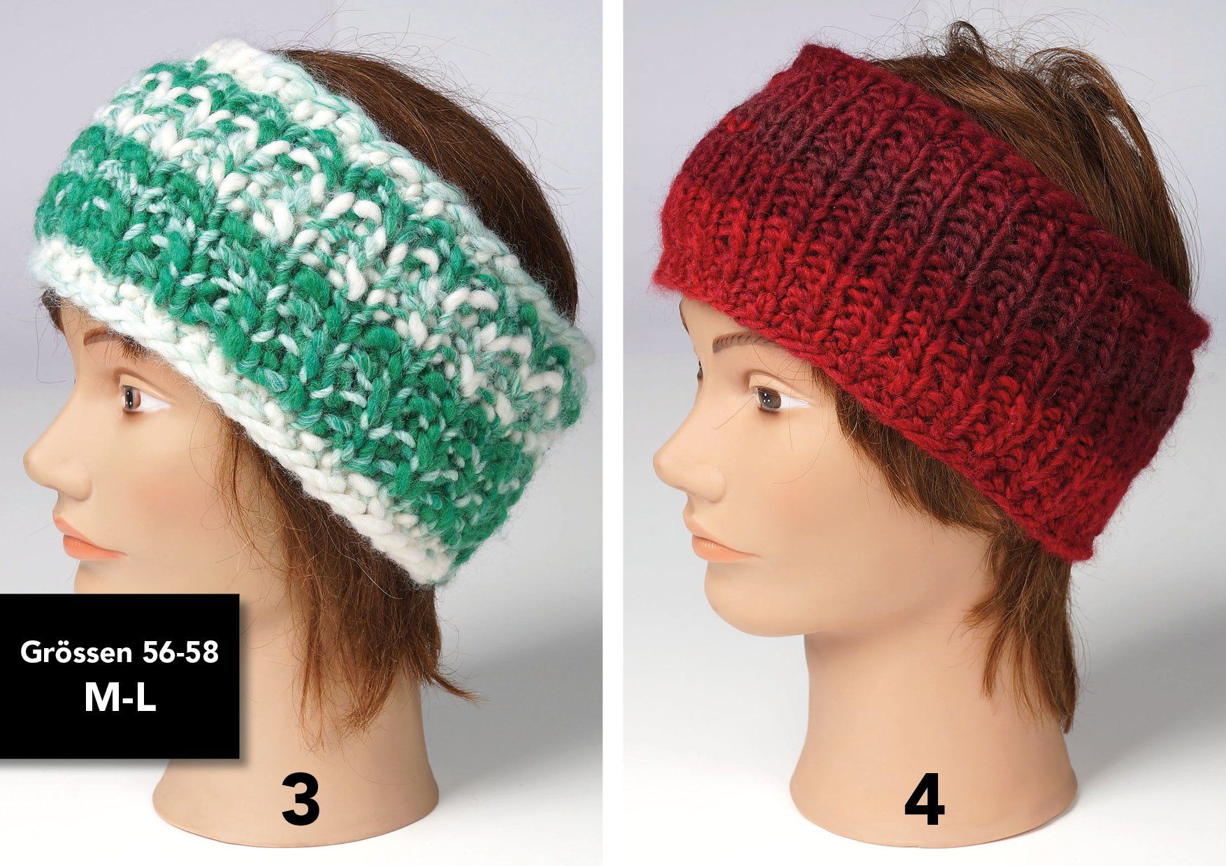 Hüte, Mützen & Caps: handgestrickte Stirnbänder aus Wolle – Neu (gemäss Beschreibung) aus Buochs von chicco64 1