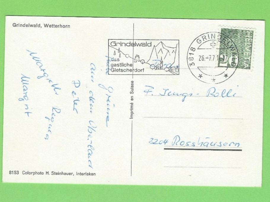 Cartoline postali: Grindelwald mit Wetterhorn – Nuovo (secondo la descrizione) da Zürich venduto da t24_de 1