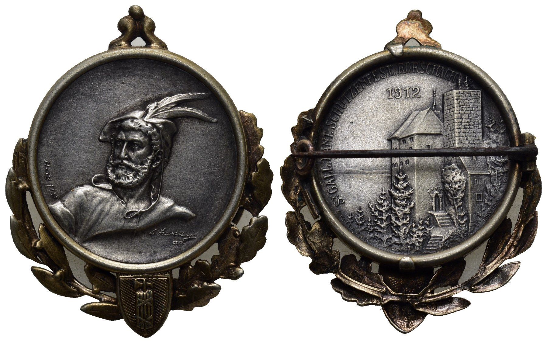 Medaglie: St.Gallen Rorschach 1912 – Usato da Bern venduto da numismatictops
