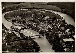 Bremgarten AG Flugaufnahme Nr.9146d , 1959