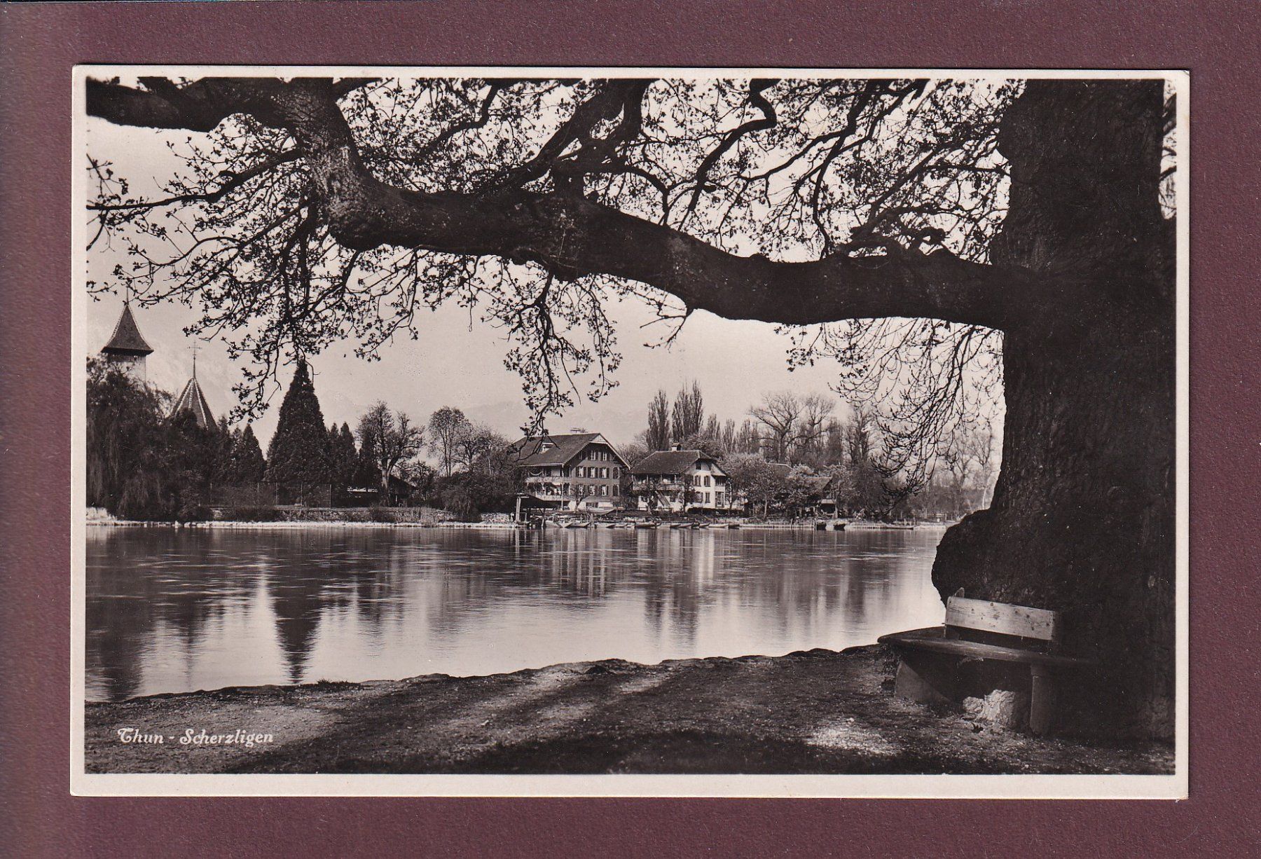 Cartes postales: THUN - Scherzligen - 1935 – D'occasion à Pully par nicecards