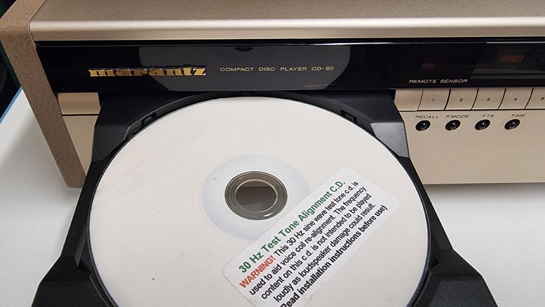 CDs: Marantz CD Player CD-60 – Gebraucht aus Schöfflisdorf von Silvervintage.CH 4