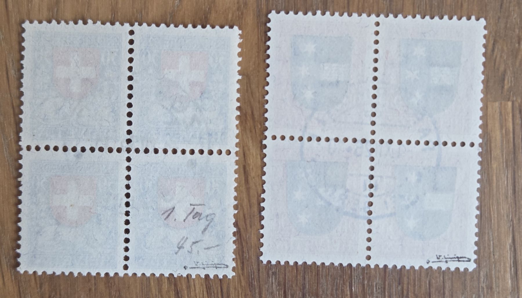 Alle Briefmarken: Briefmarken Pro J. 4x 4er Blöcke 1926 – Gebraucht aus Stans von Ducati16 5