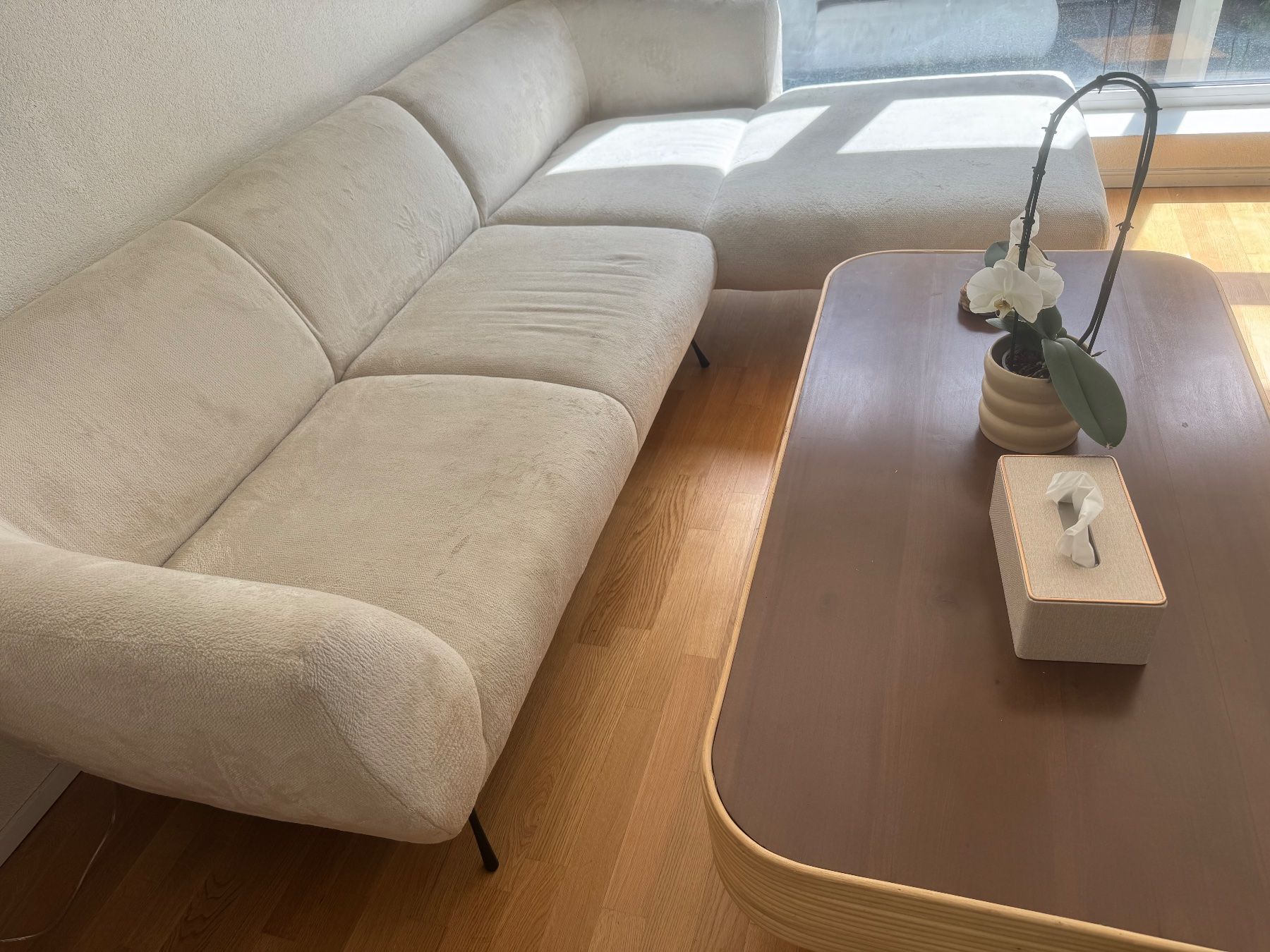Pfister Sofas: Canapé d'angle beige – Gebraucht aus Châtelaine von sof_zlw7 1