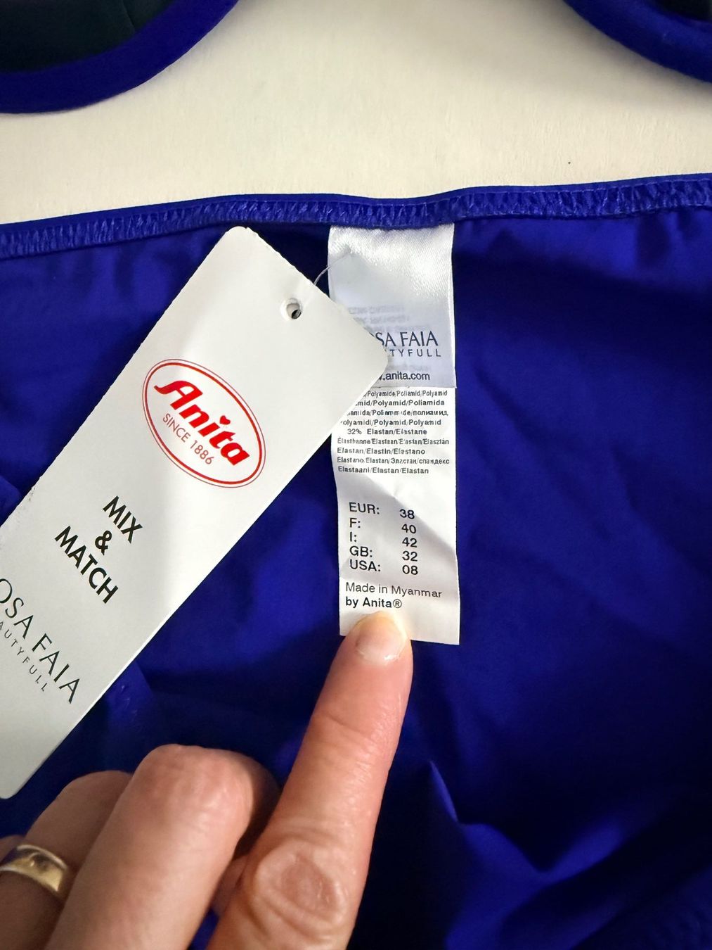 Costumi da bagno & Bikini: ROSA FAIA, Bikini, Grösse 38F/38, Farbe Blau – Nuovo e nell'imballaggio originale da Rudolfstetten venduto da gst_g7xl 6