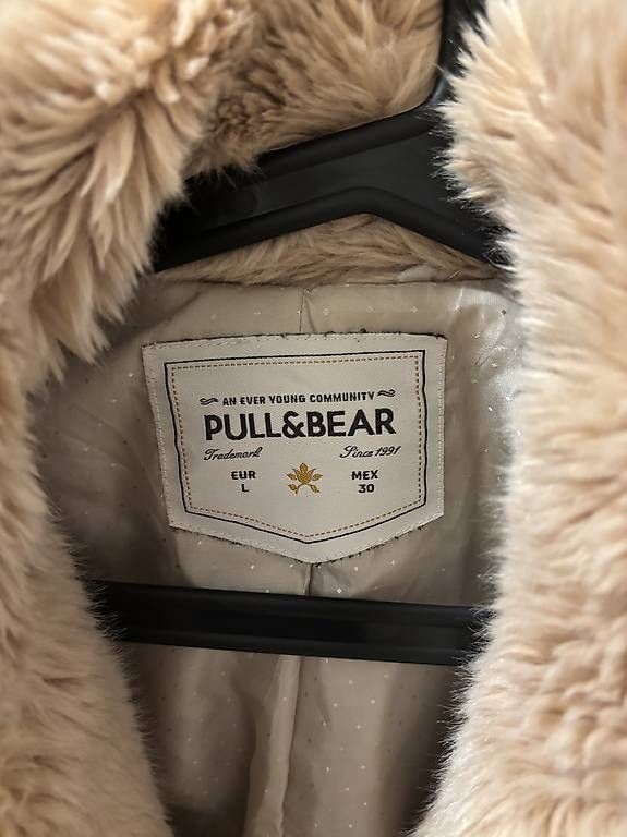 Jacken: Teddyfell Jacke Pull&Bear Größe L beige – Gebraucht aus Zürich von natalson 2