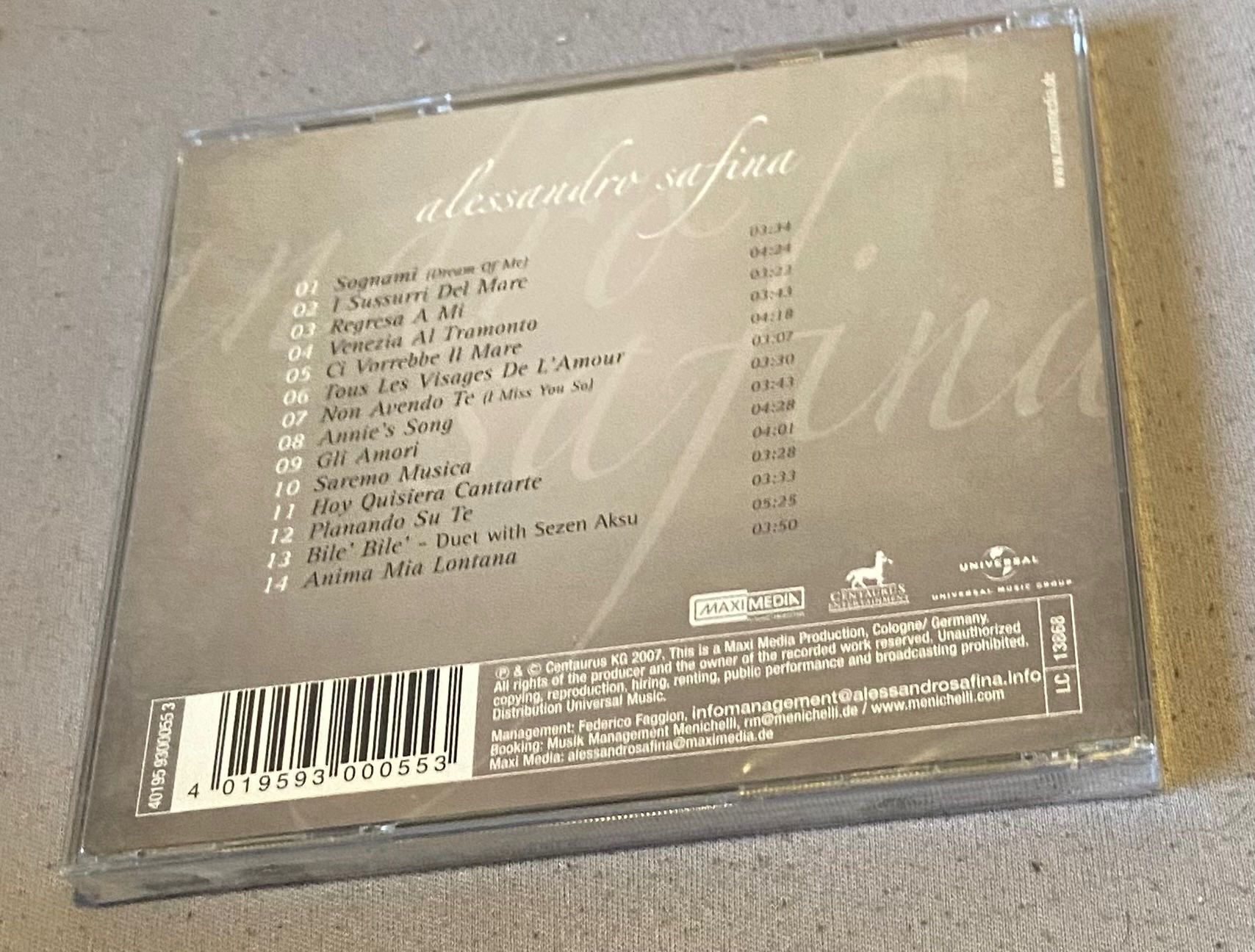 CD: Alessandro Safina CD sognami • Neuware OVP – Nuovo e nell'imballaggio originale da Luzern venduto da Lycka 1