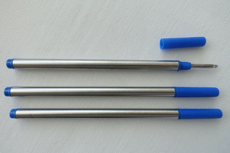 Montblanc Penna & Evidenziatori: MONT BLANC, 3 Stück Ballpoint Pen Refill, blau – Nuovo (secondo la descrizione) da Chur venduto da Spuntz1