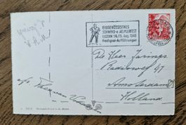 Eidg. Schwing- u. Älplerfest 1948, v. Luzern n. Amsterdam