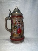 Bierkrug mit Deckel