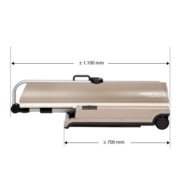 Philips Solarium: Solarium Hapro Mobile Sun, pliable et roulant – Nuovo (secondo la descrizione) da Delémont venduto da bou_26 8