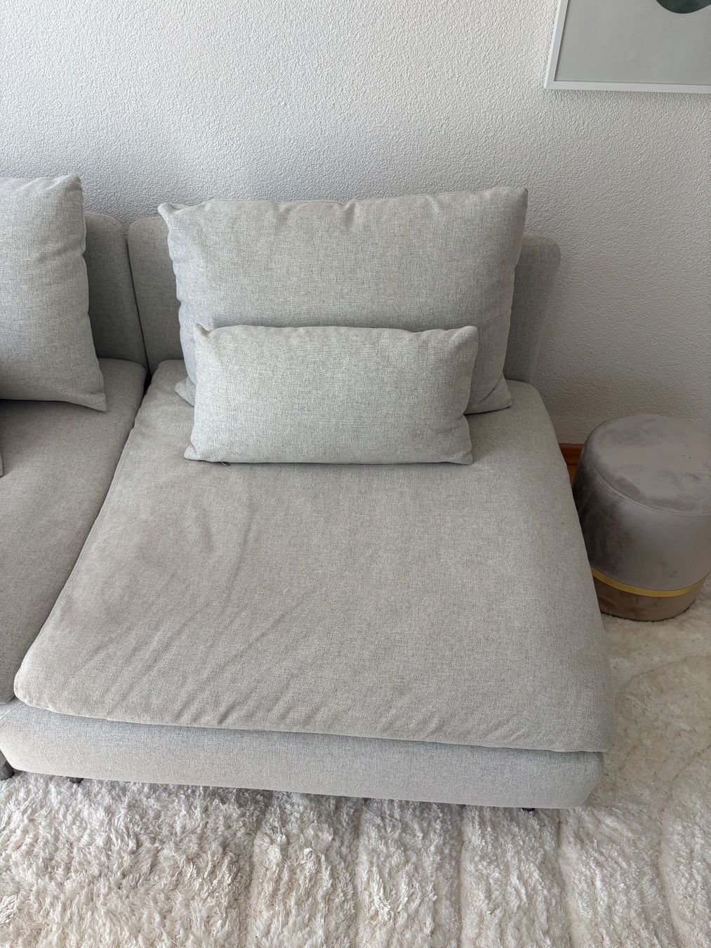 Ikea Divani: Sofa Ikea Soederhamn (Gunnared beige, 3er-Sofa) – Usato da Zürich venduto da gri_wy9n 2