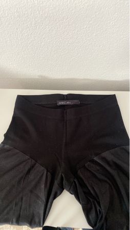 Marc Cain Schwarze Leggings lederoptik, Grösse S